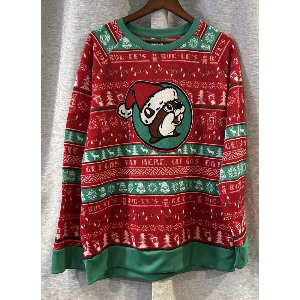 Unique and Rare Unisex Christmas Bucee's Christmas Sweater‎